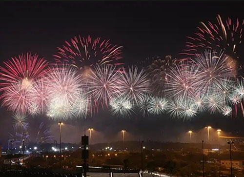 威远县焰火晚会